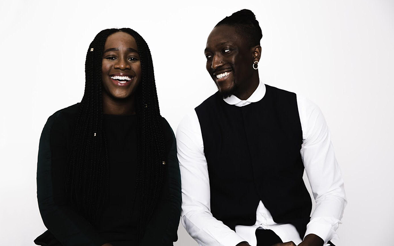 Karen Okonkwo (left) and Joshua Kissi, the founders of TONL.